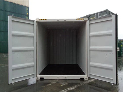 Contenedor marítimo blanco de 10 pies de alto cubo - nuevo