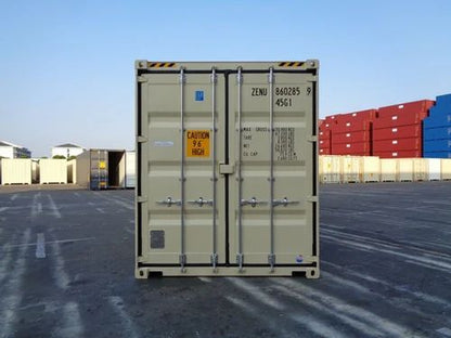 Contenedor maritímo High Cube de 40 pies ( RAL 6102 )