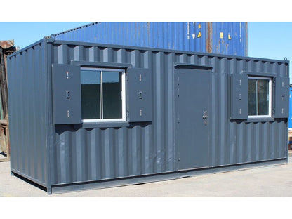 Contenedor de oficina de 20 Pies con 2 ventanas (Ref:1096)