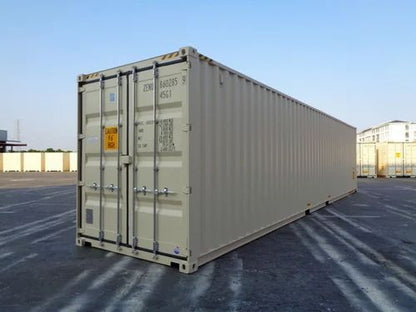 Contenedor maritímo High Cube de 40 pies ( RAL 6102 )